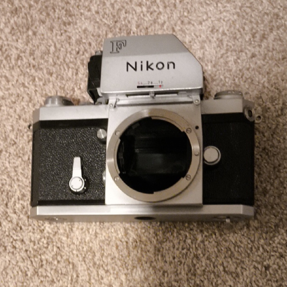 Nikon Classic F 35mm Silver and Black Camera Body